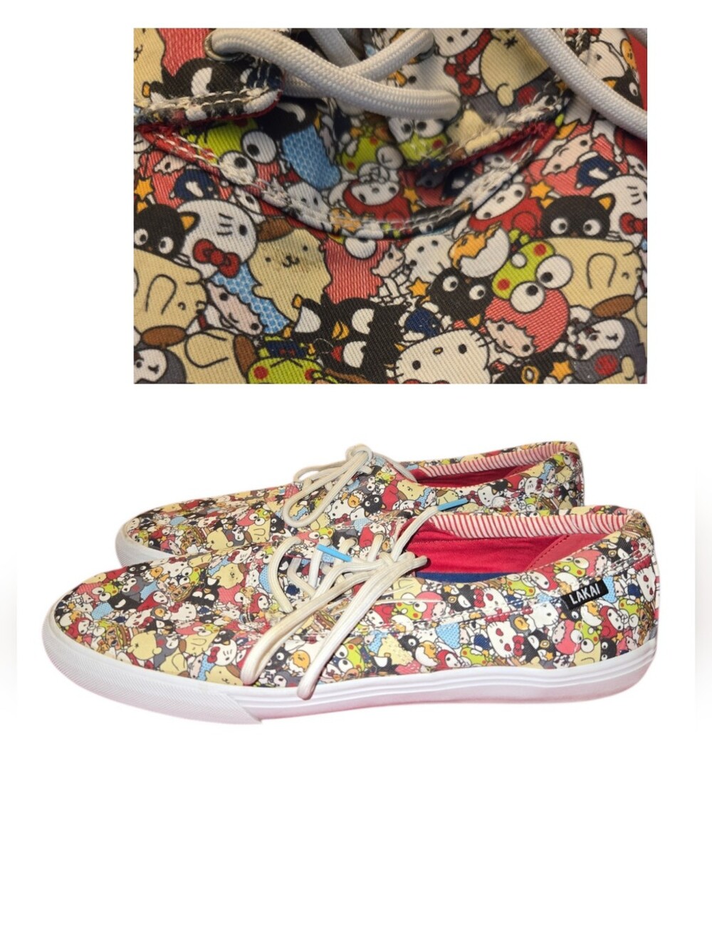 Lakai x Hello Sanrio & Friends Camby Canvas Skate Shoes Sneaker Limited Edition